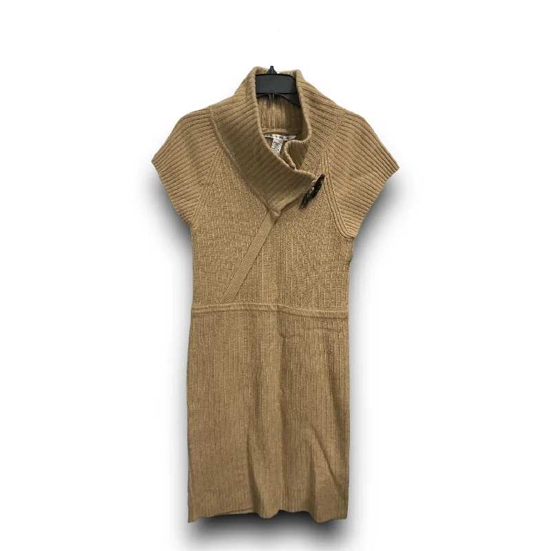 Dress Sweater By Diane Von Furstenberg In Tan, Size: S