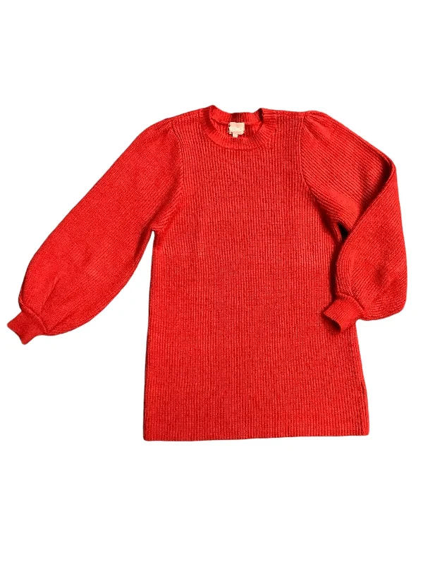 Dress Sweater By Mumu In Red, Size: L