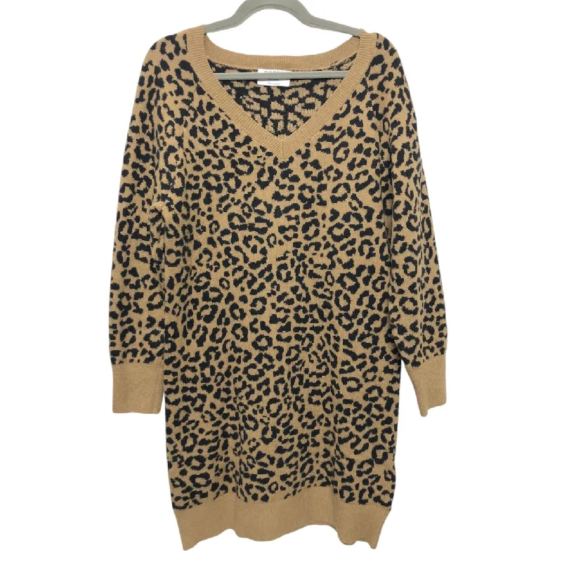 Dress Sweater By Old Navy In Leopard Print, Size: M