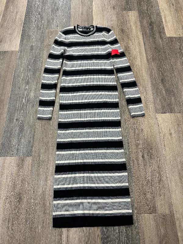 Dress Sweater By Theory In Striped Pattern, Size: S