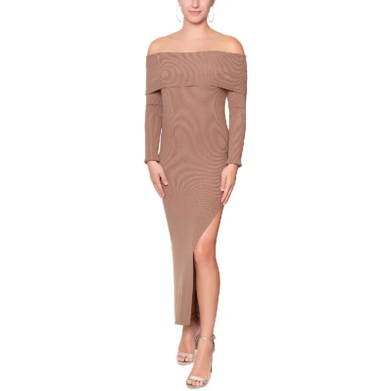 Rachel Rachel Roy Womens Drapey Long Sweaterdress