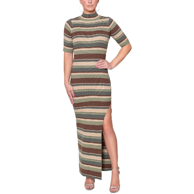 Rachel Rachel Roy Womens Esme Striped Maxi Sweaterdress