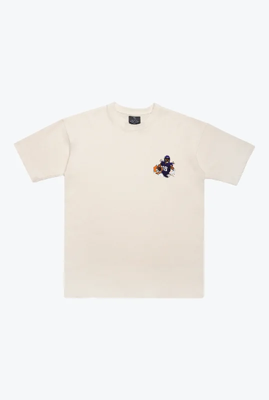 Justin Jefferson Heavyweight T-Shirt - Ivory