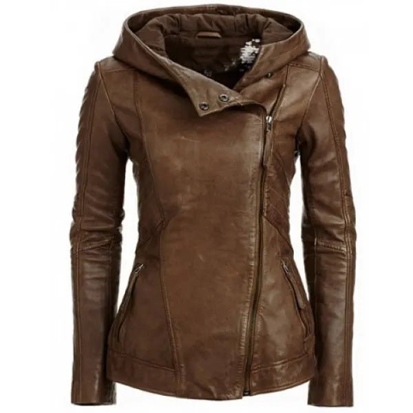 Brown Leather Jacket for Cold Weather