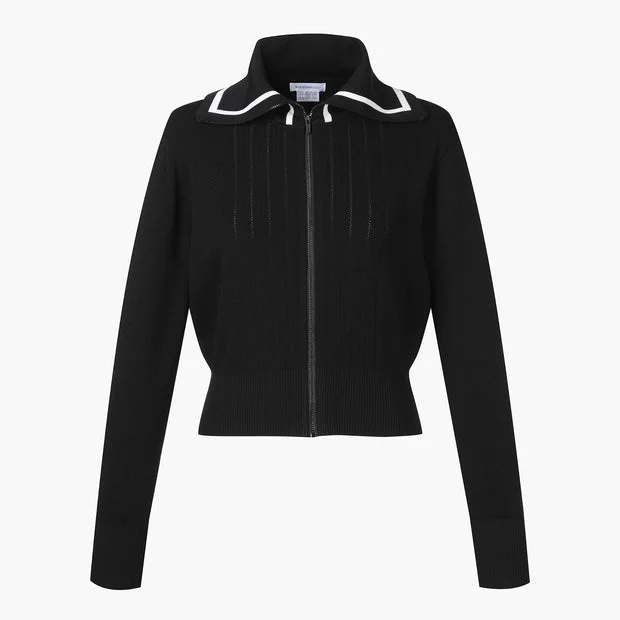 DESCENTE 23SS WOMEN WIDE COLLAR CARDIGAN